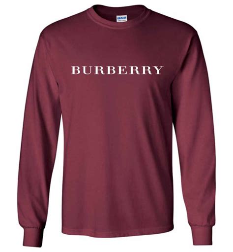 burberry tshirt logo|burberry t shirt long sleeve.